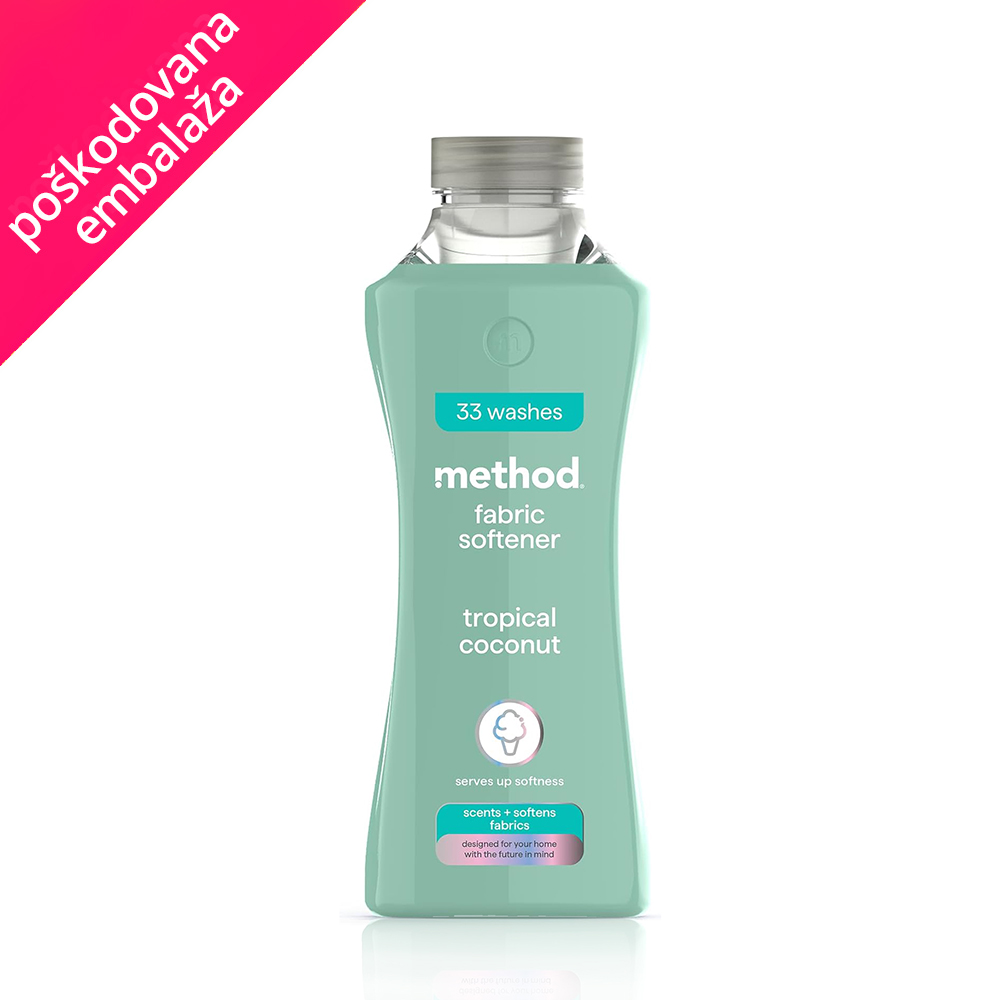 Method mehčalec za perilo Tropical Coconut za 33 pranj POŠKODOVAN -25%