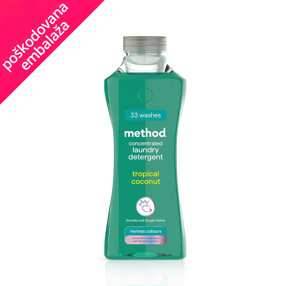 Method detergent za perilo Tropical Coconut za 33 pranj - POŠKODOVAN -25%