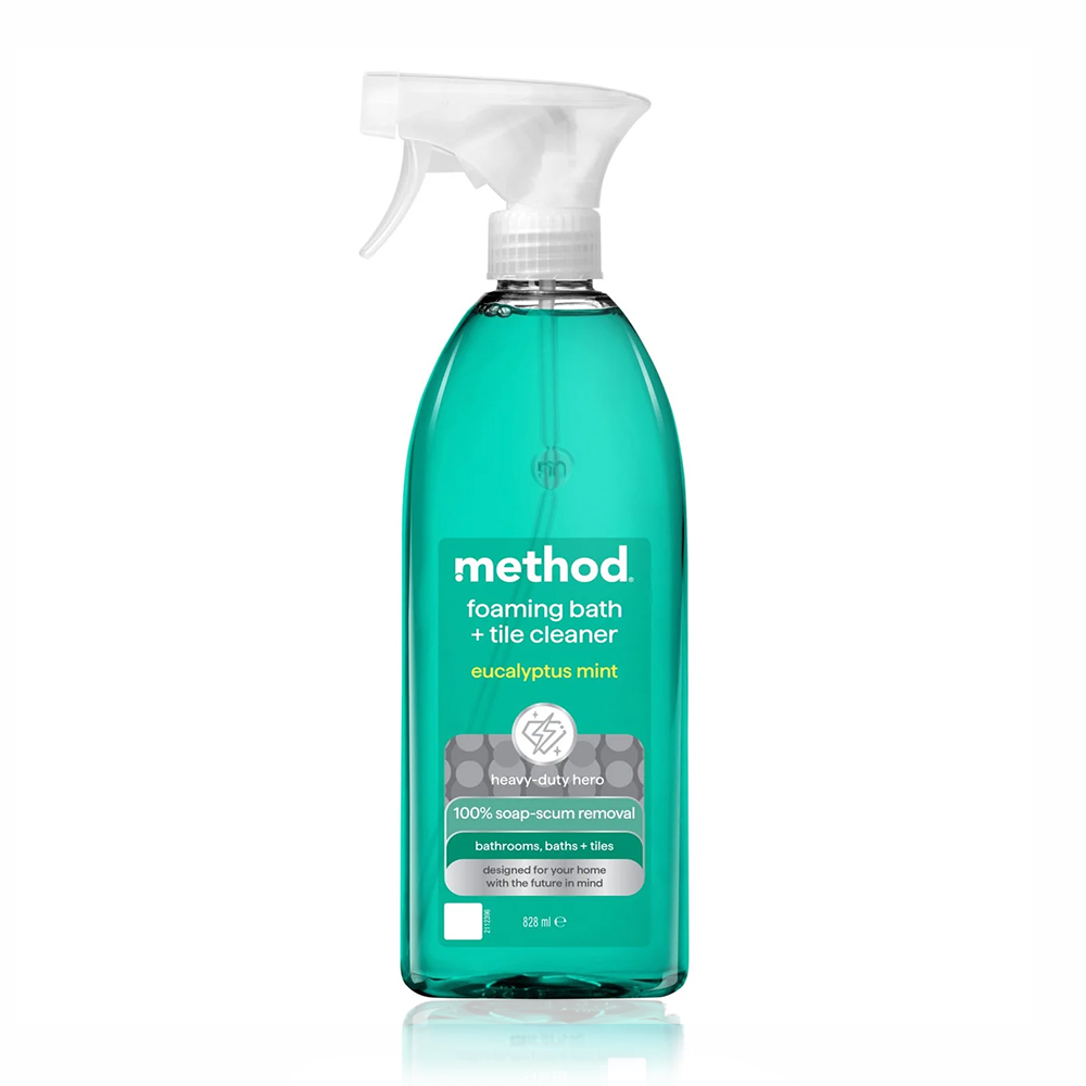 Method peneče čistilo za kopalnico in ploščice